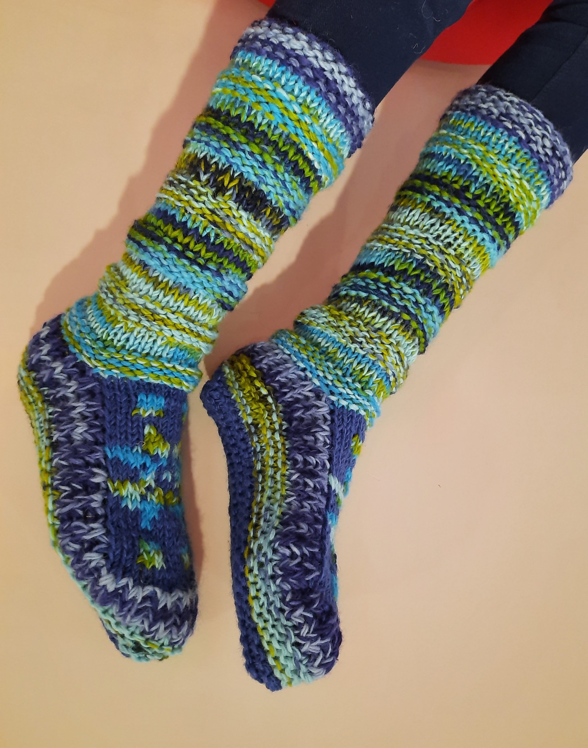 Hand-Knitted Himalayan Wool Socks - Image 5