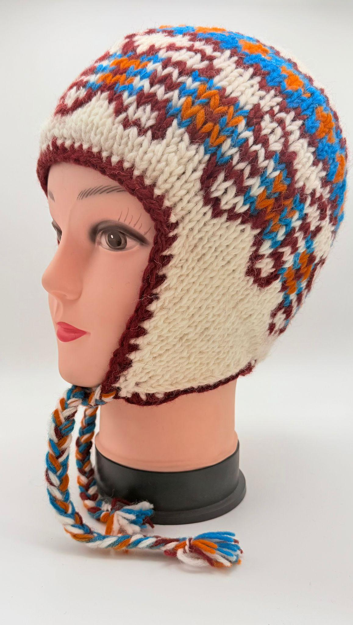 Hand-Knitted Wool Beanie Hat - Image 17