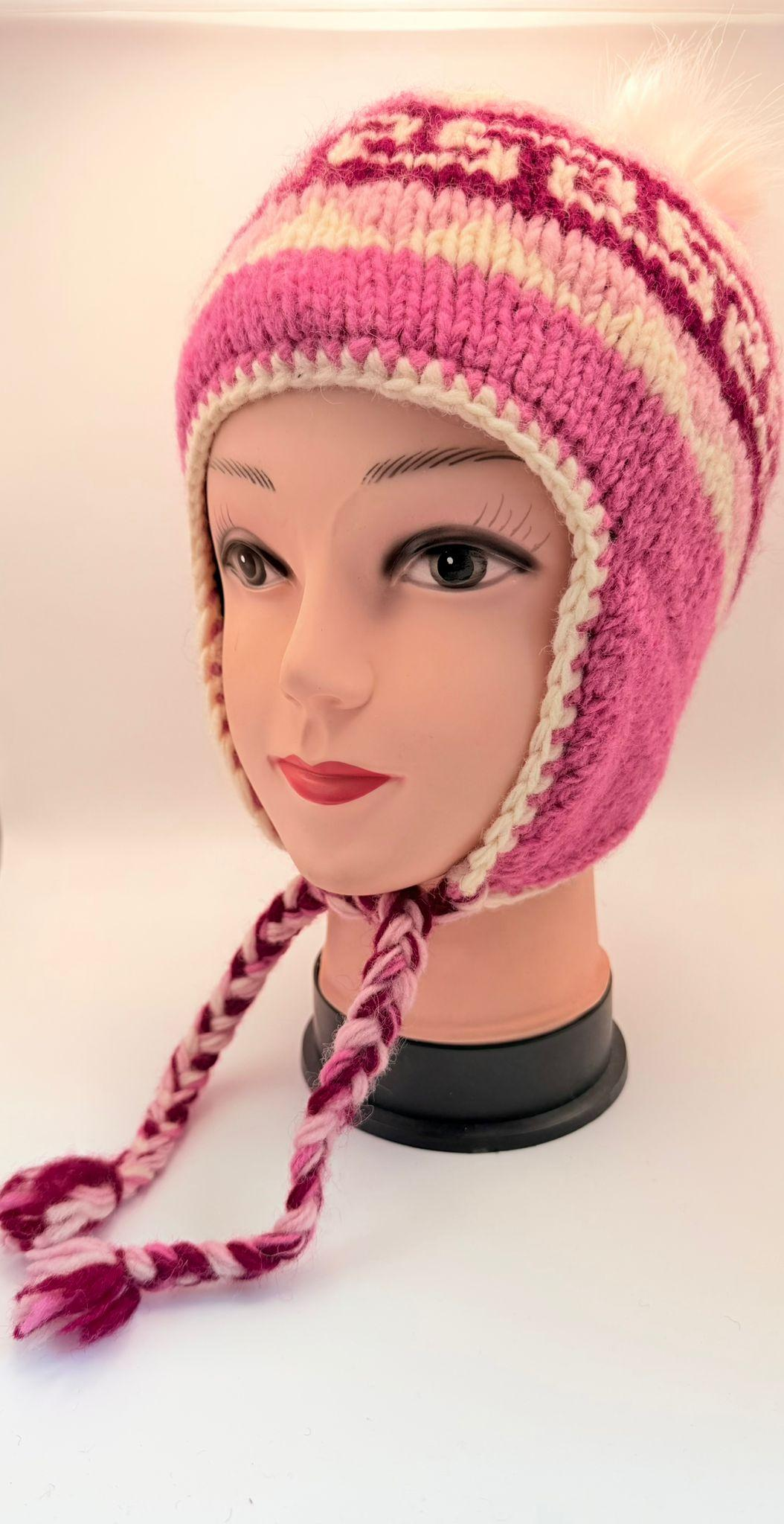 Hand-Knitted Wool Beanie Hat - Image 13
