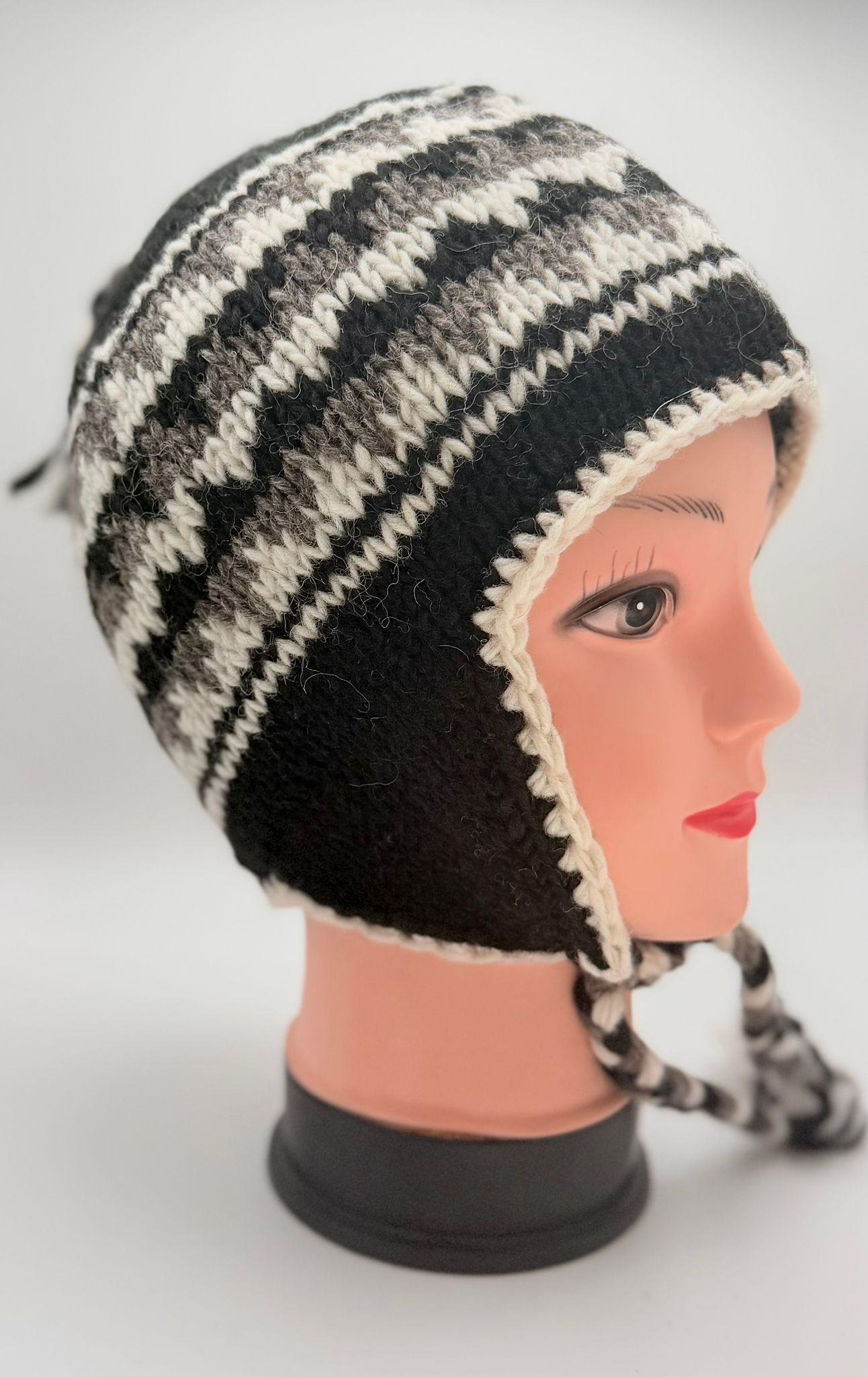 Hand-Knitted Wool Beanie Hat - Image 12