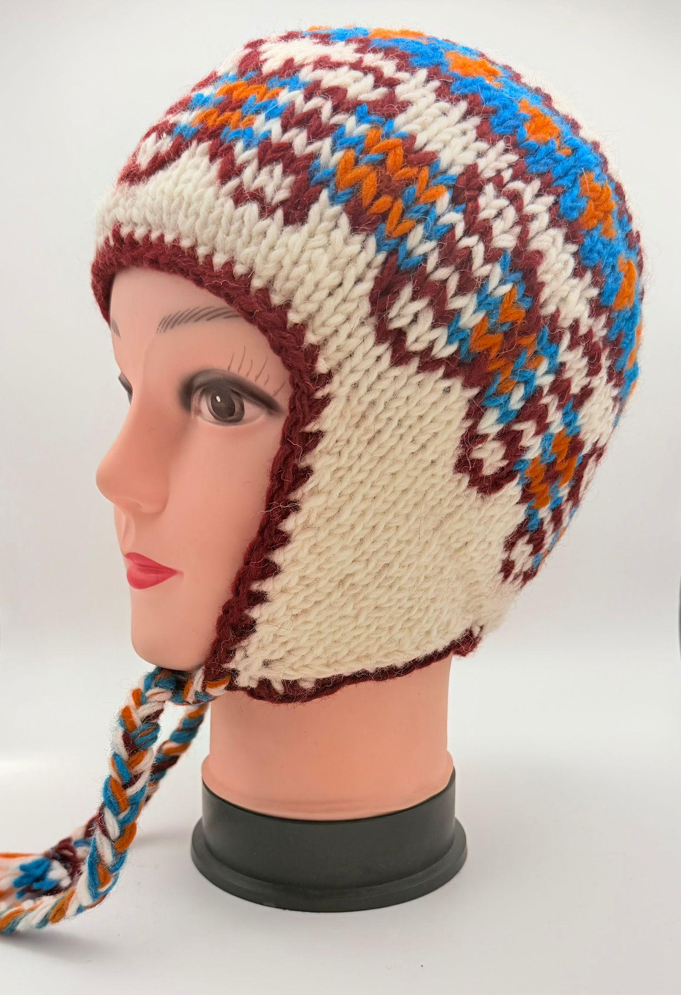 Hand-Knitted Wool Beanie Hat - Image 10