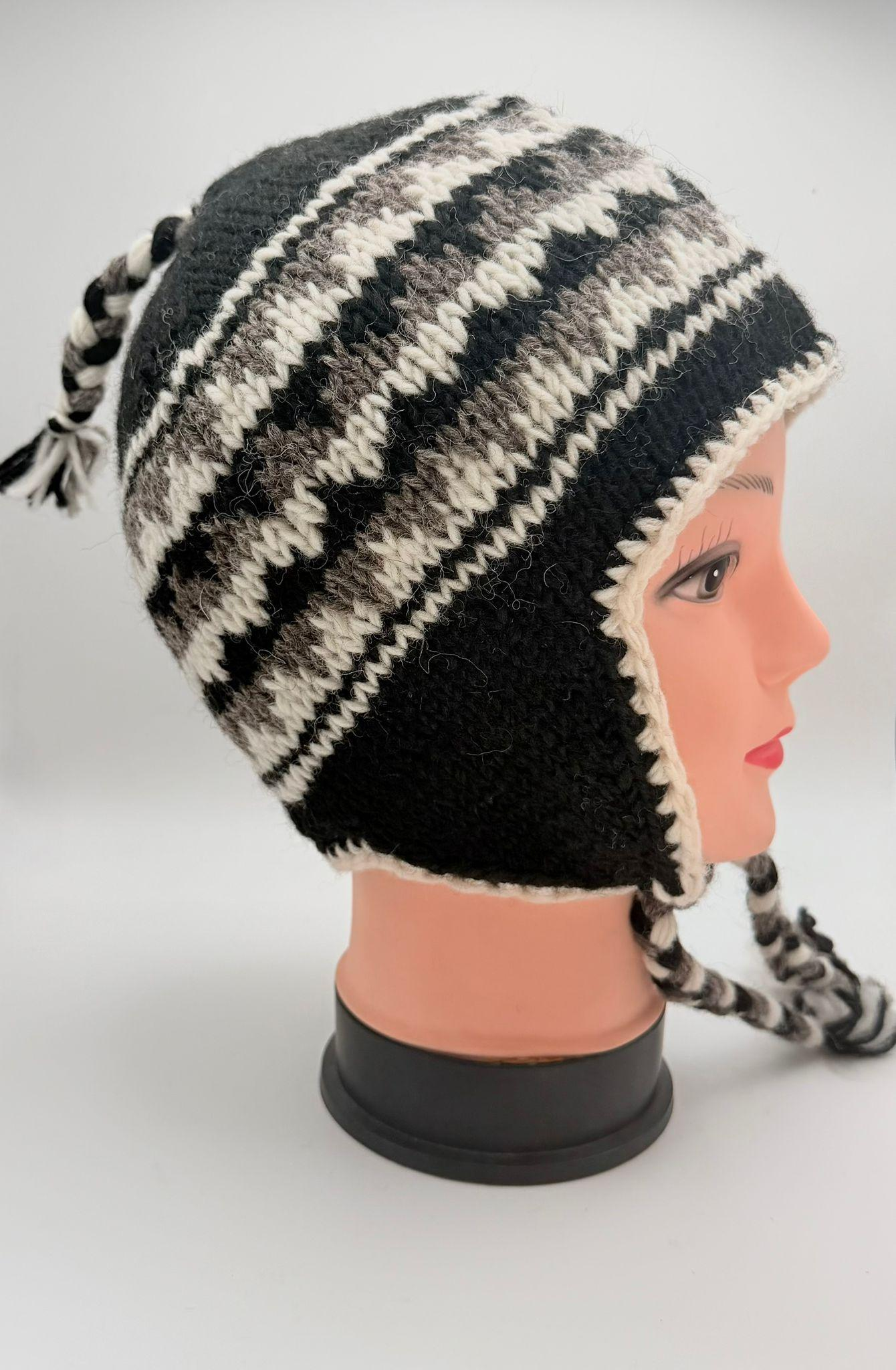 Hand-Knitted Wool Beanie Hat - Image 21