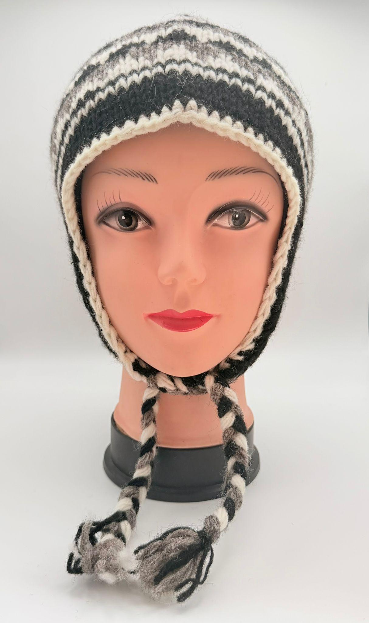 Hand-Knitted Wool Beanie Hat - Image 26