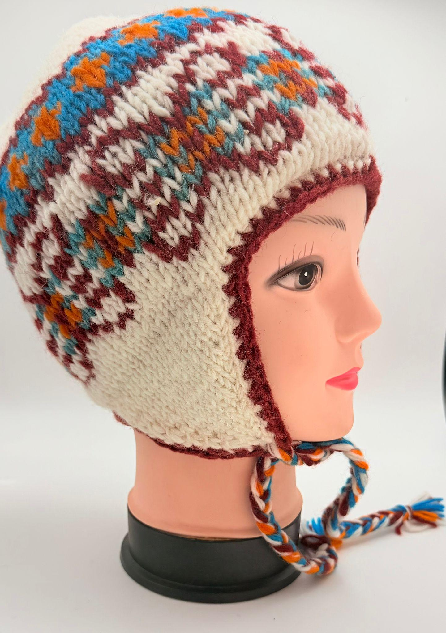 Hand-Knitted Wool Beanie Hat - Image 25