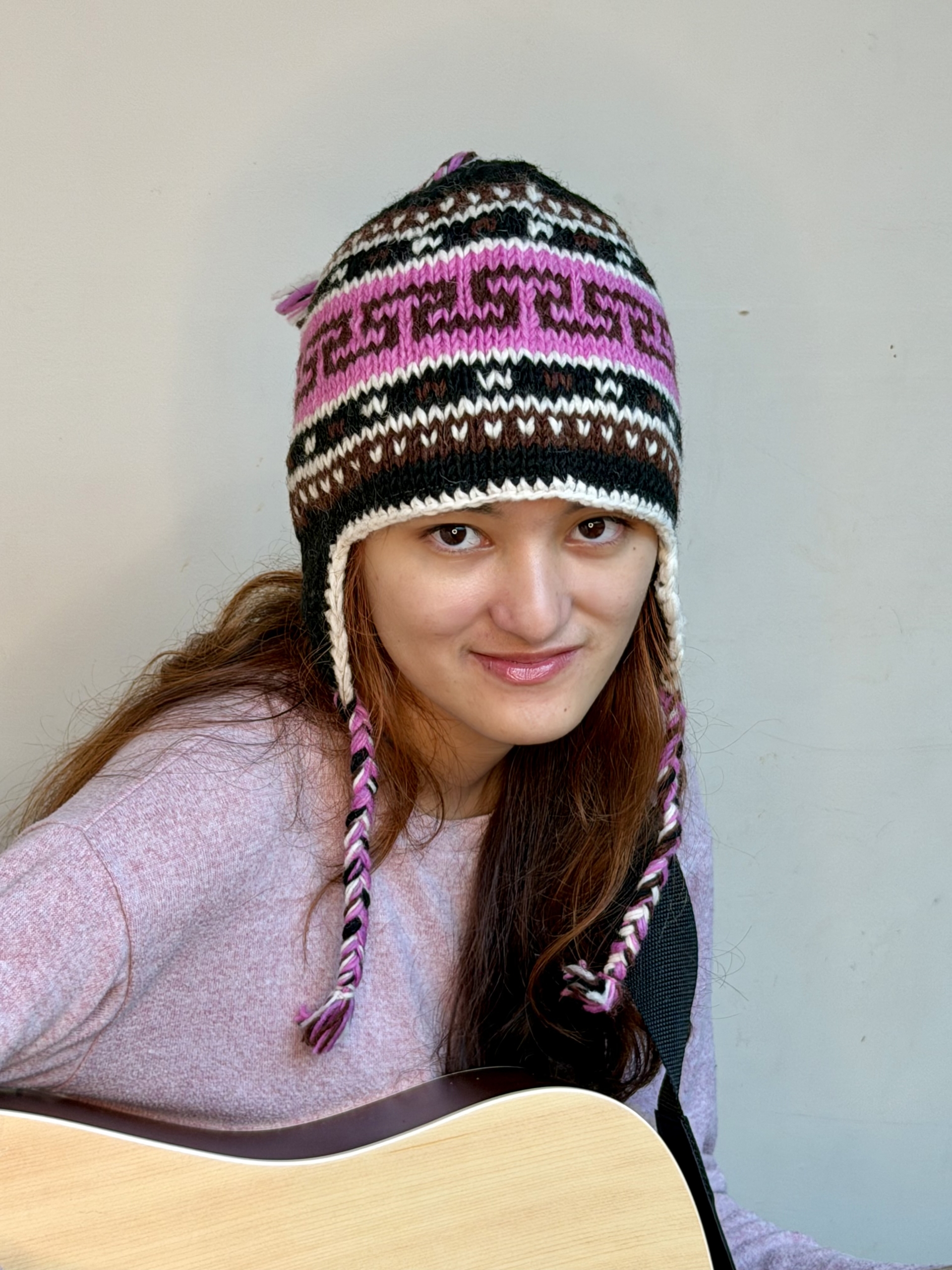 Hand Knit Wool Earflap Hat - Image 23