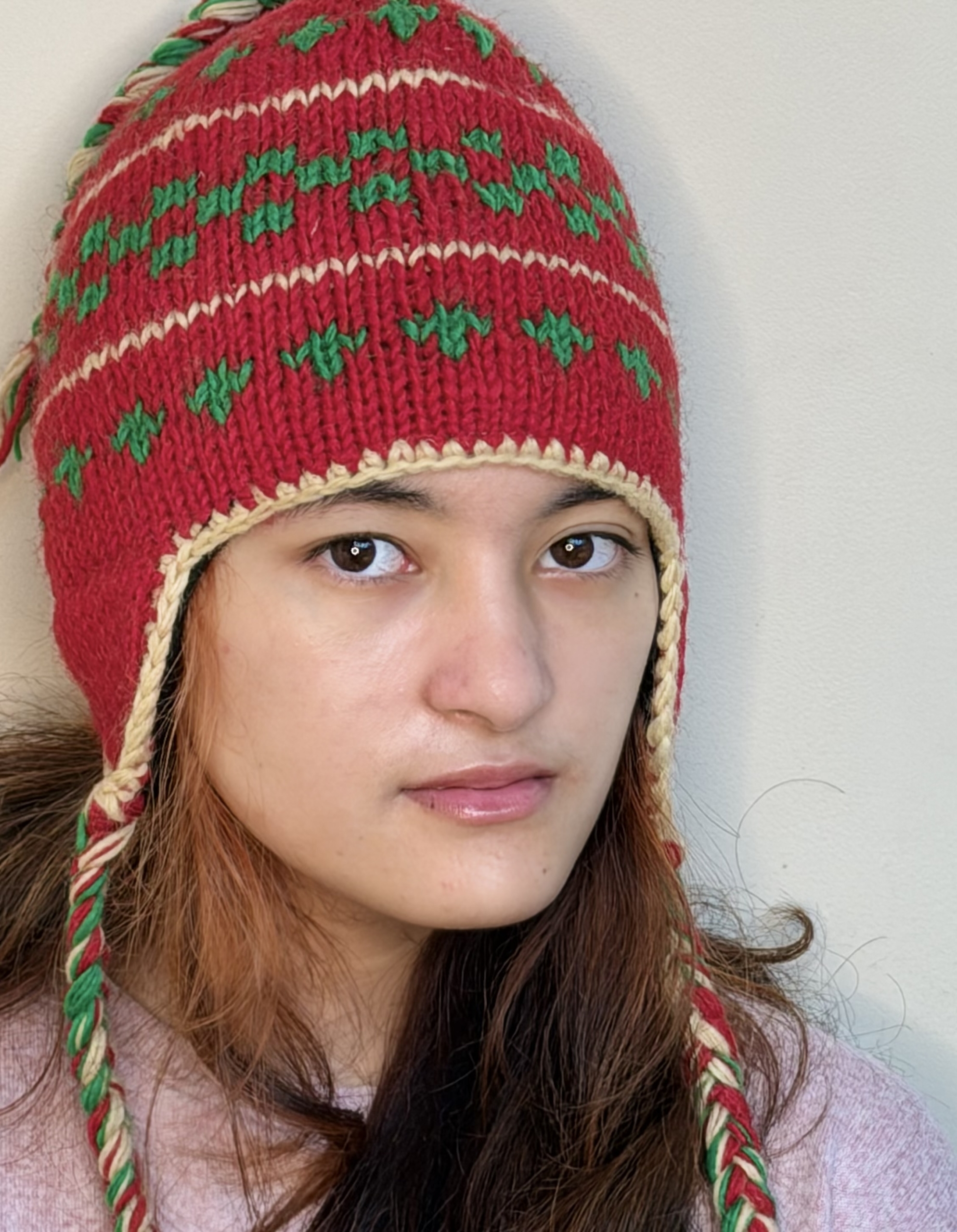 Hand Knit Wool Earflap Hat - Image 10