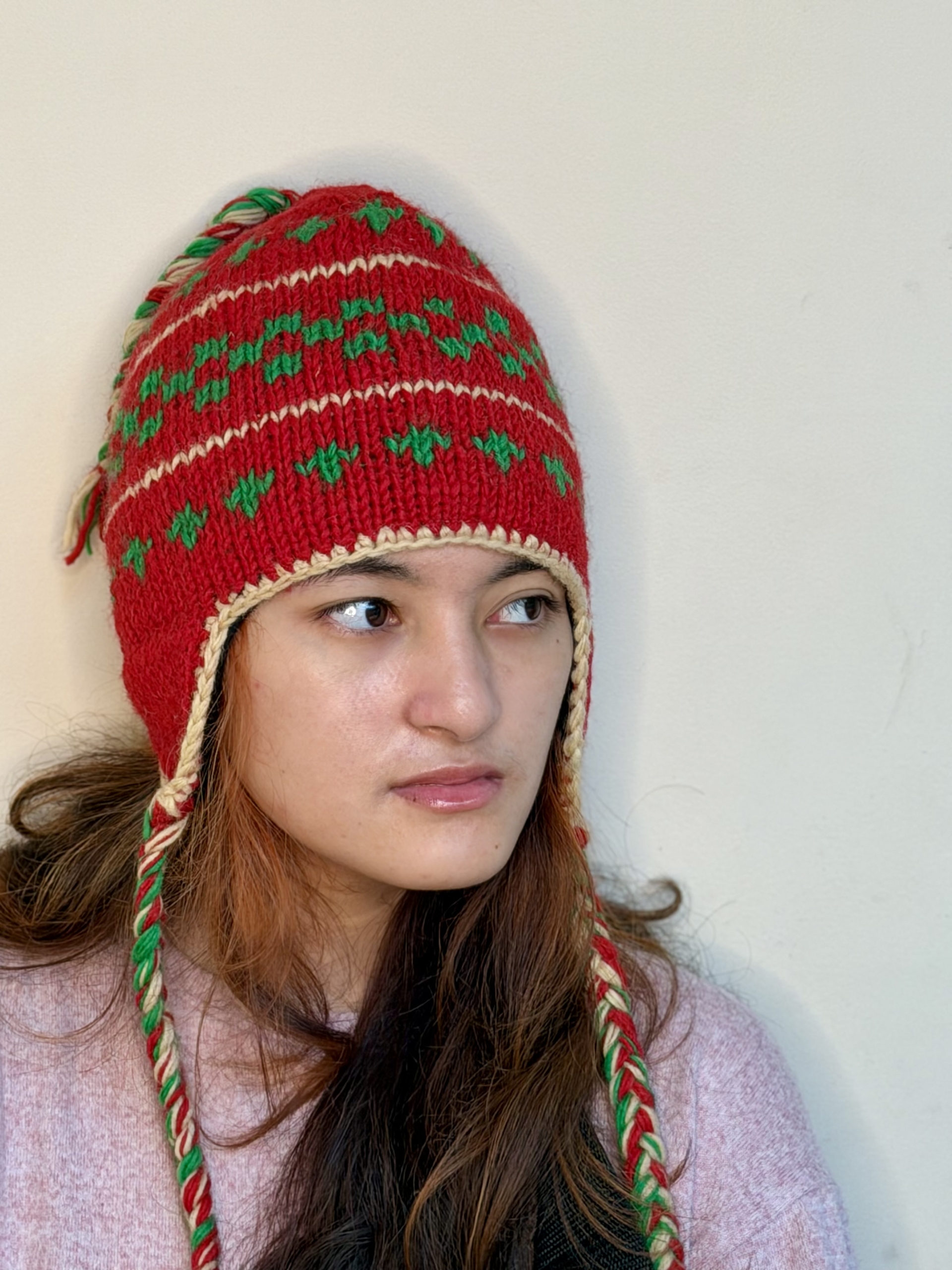 Hand Knit Wool Earflap Hat - Image 18