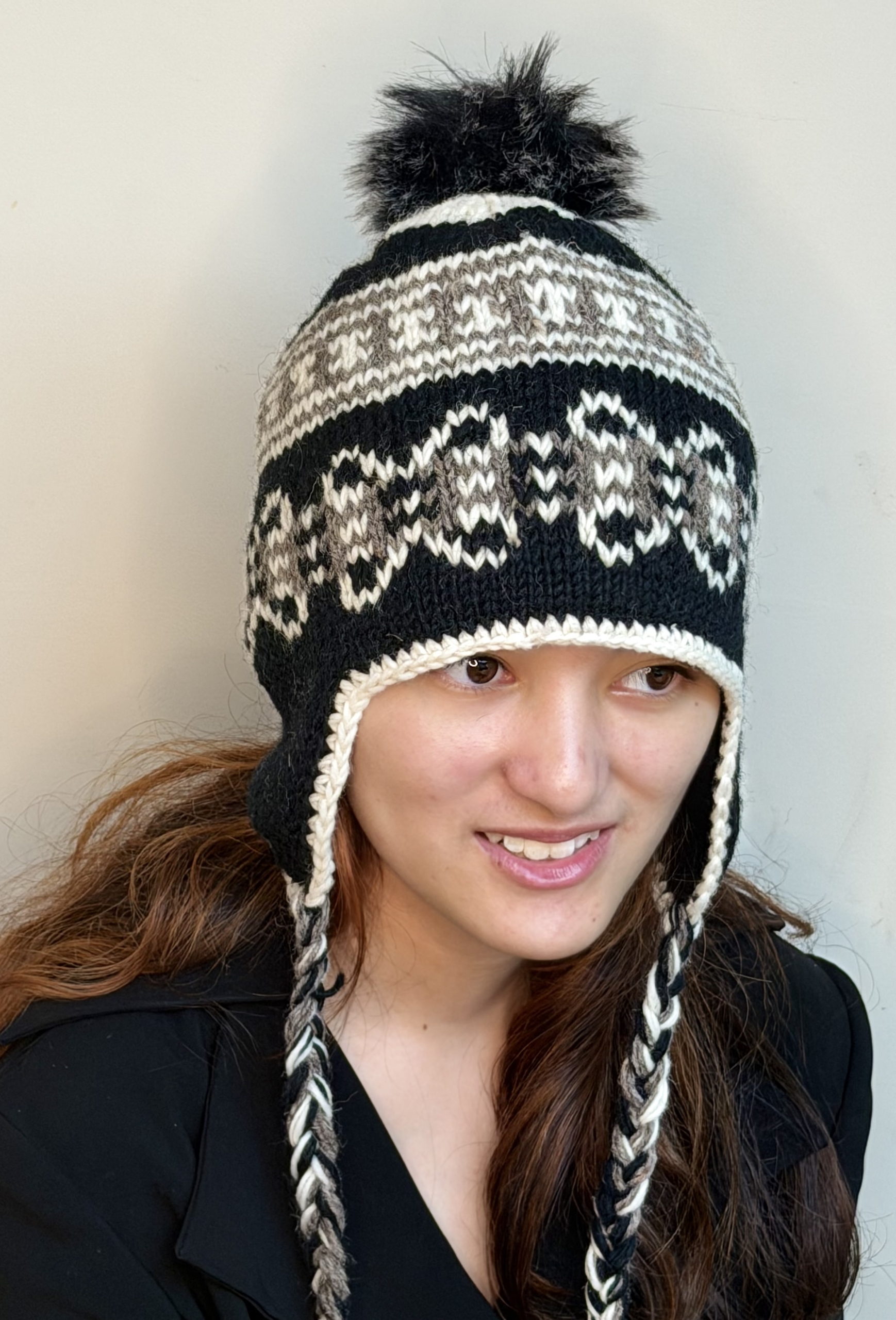 Hand Knit Wool Earflap Hat - Image 12