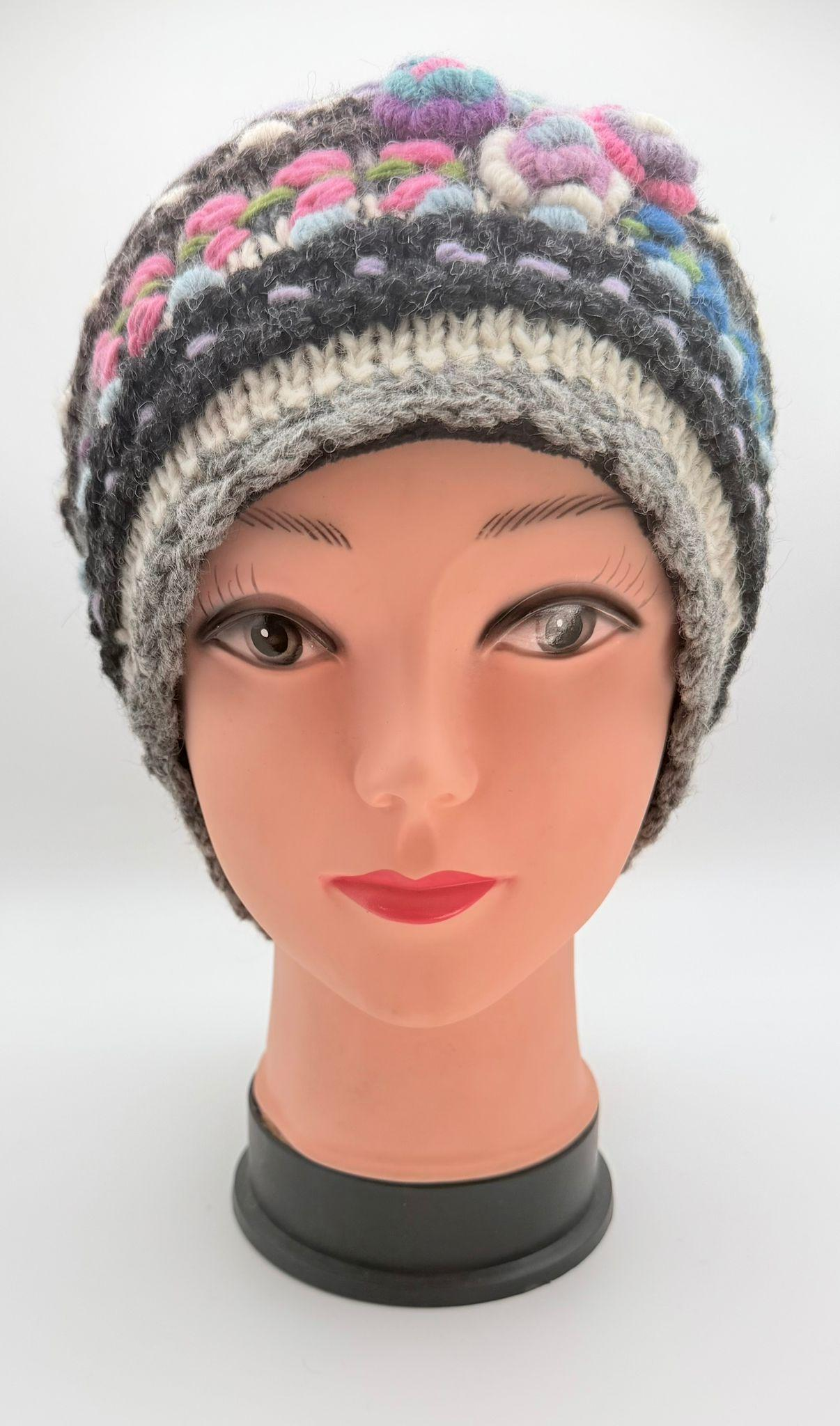 Hand-Knitted Wool Beanie Hat - Image 8