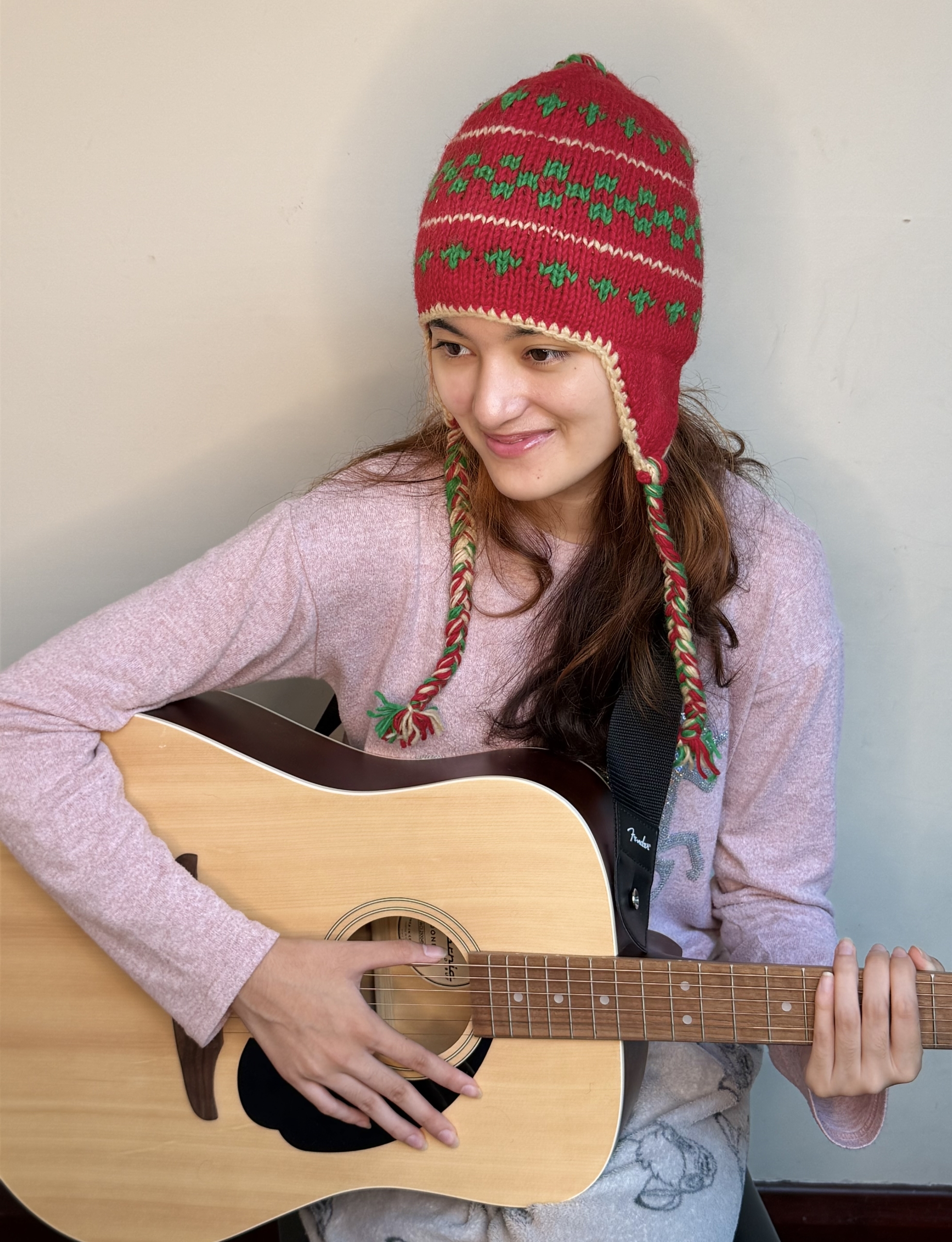 Hand Knit Wool Earflap Hat - Image 8